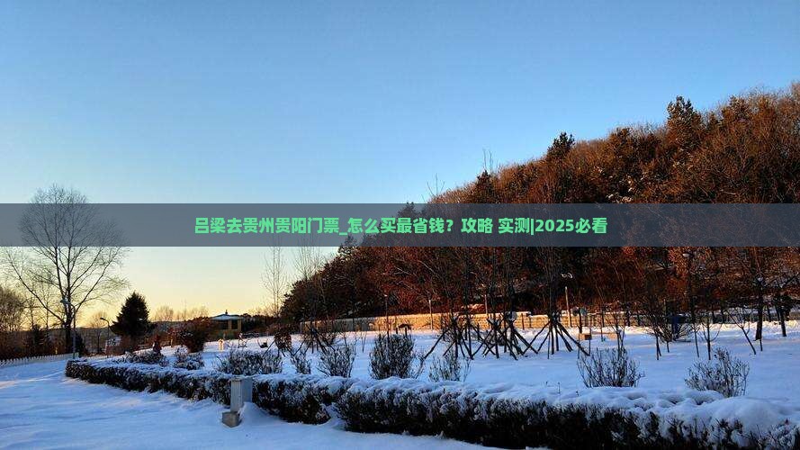 吕梁去贵州贵阳门票