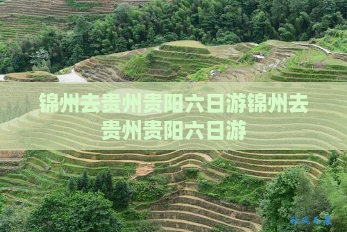 锦州去贵州贵阳六日游