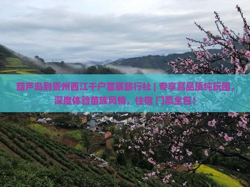 葫芦岛到贵州西江千户苗寨旅行社
