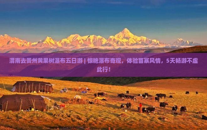 渭南去贵州黄果树瀑布五日游
