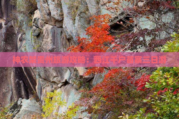 神农架去贵州西江千户苗寨三日游