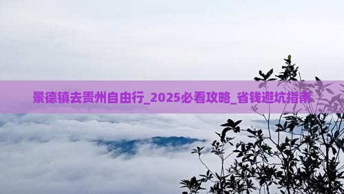 景德镇去贵州自由行