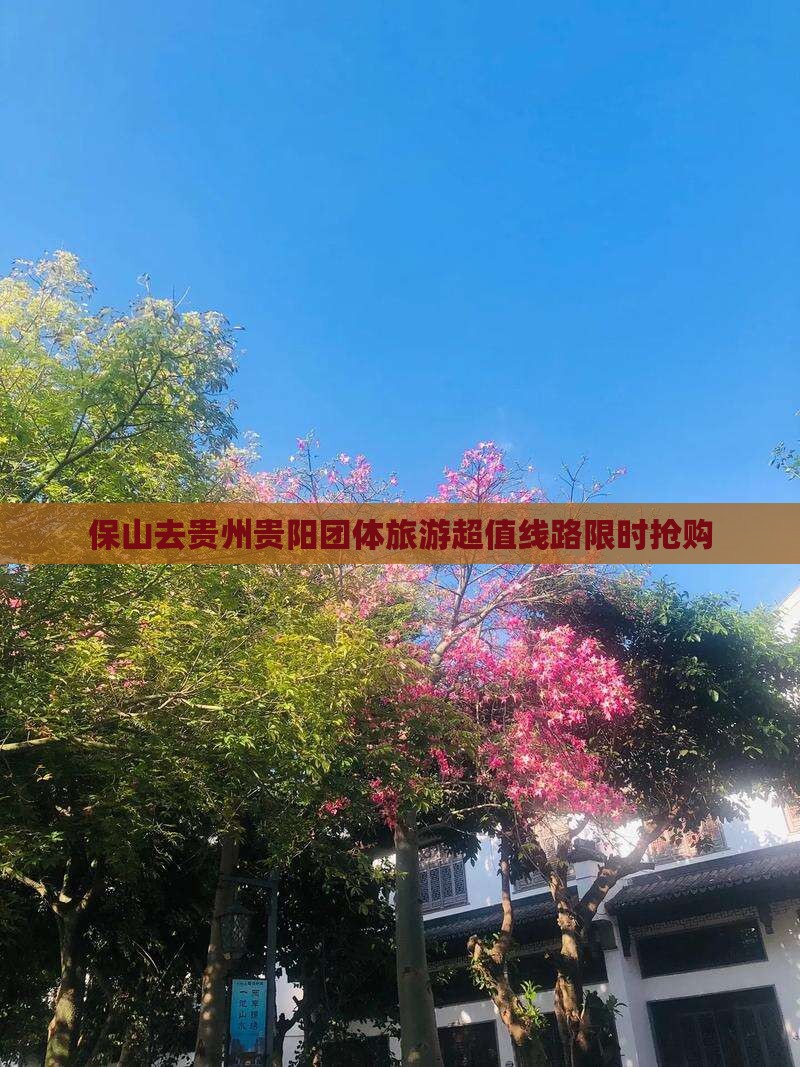 保山去贵州贵阳团体旅游