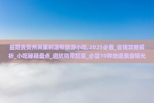 益阳去贵州黄果树瀑布旅游小吃