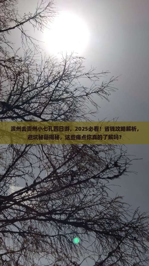 滨州去贵州小七孔四日游