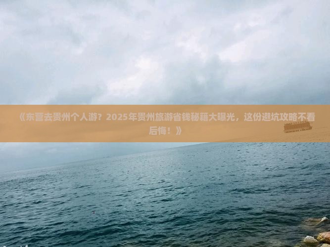 东营去贵州个人游
