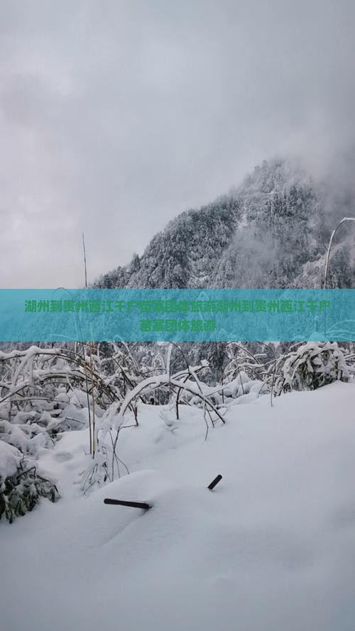 湖州到贵州西江千户苗寨团体旅游