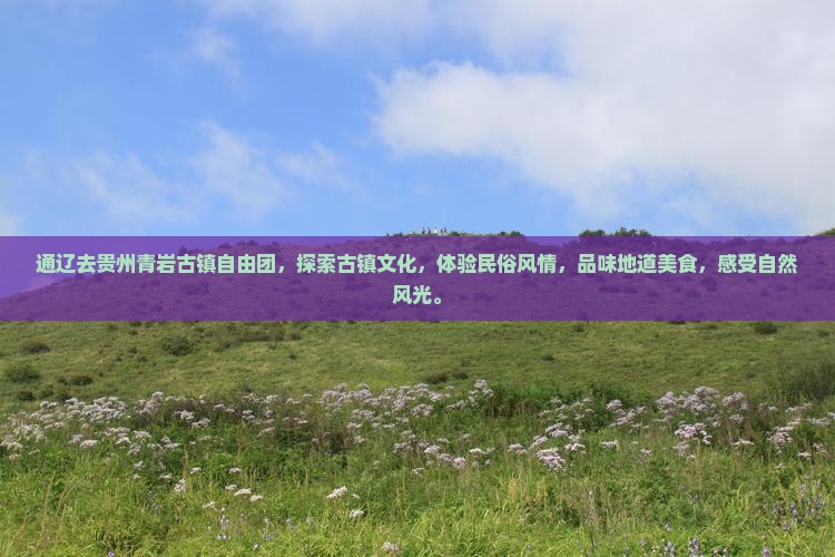 通辽去贵州青岩古镇自由团