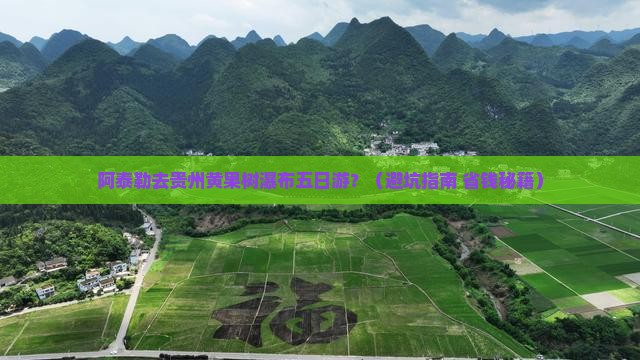 阿泰勒去贵州黄果树瀑布五日游