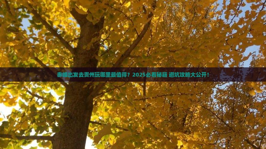 赤峰到贵州哪里玩 赤峰到贵州哪里玩