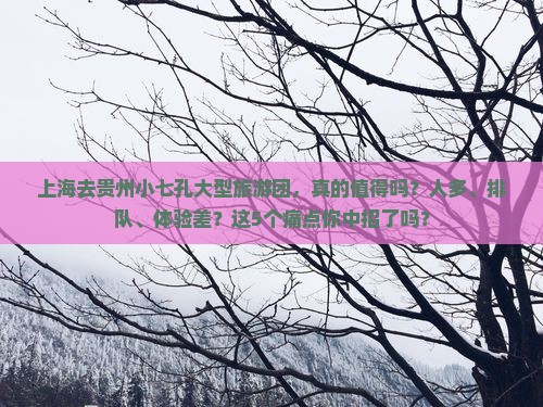 上海去贵州小七孔大型旅游团