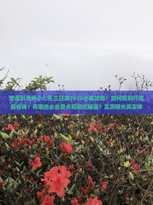 定西到贵州小七孔三日游