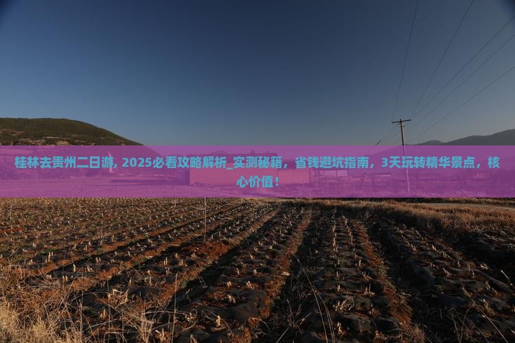 桂林去贵州二日游