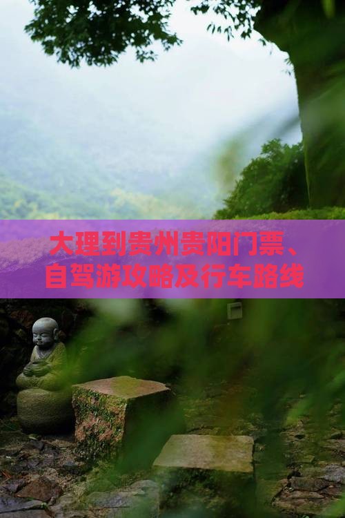 大理到贵州贵阳门票