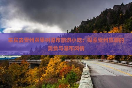来宾去贵州黄果树瀑布旅游小吃