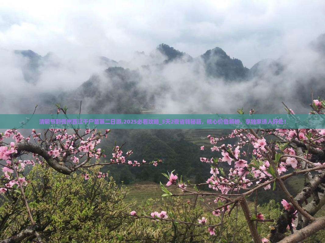 清明节到贵州西江千户苗寨二日游