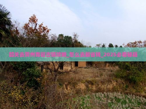 韶关去贵州青岩古镇攻略
