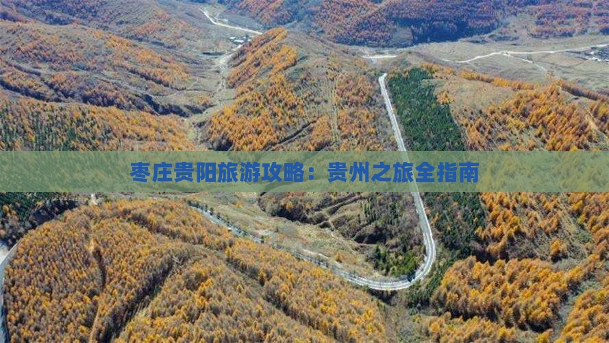 枣庄去贵州贵阳旅游