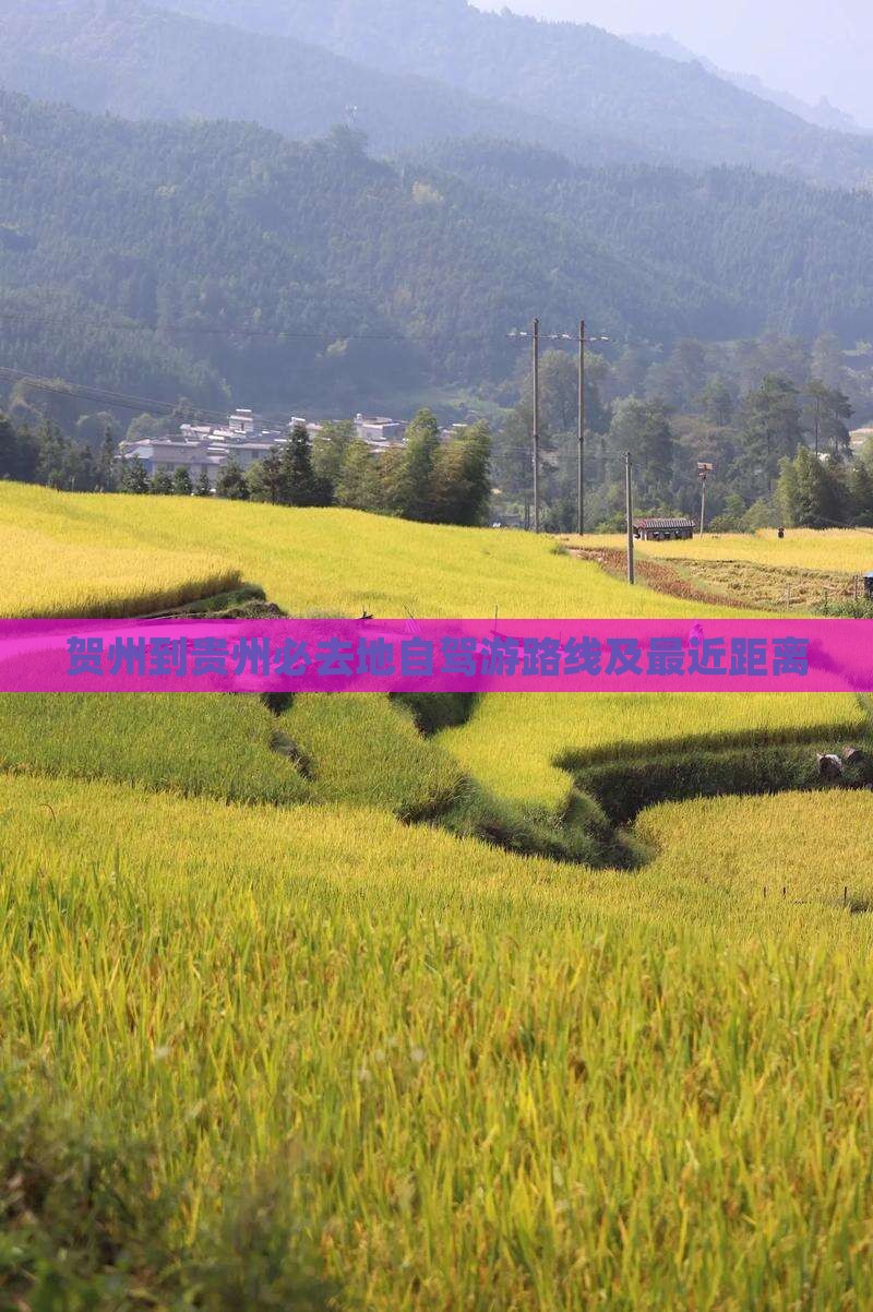 贺州到贵州必去地