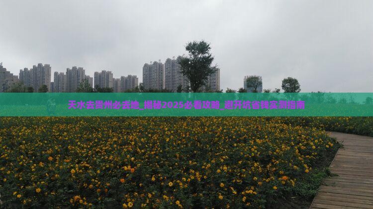 天水去贵州必去地
