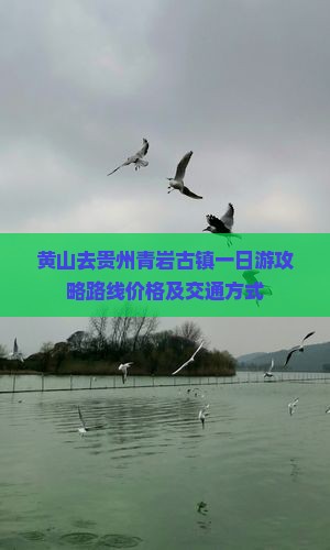 黄山去贵州青岩古镇一日