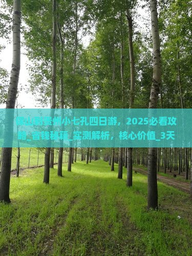 保山到贵州小七孔四日游