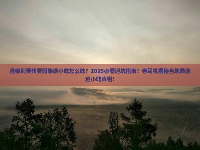 盘锦到贵州贵阳旅游小吃