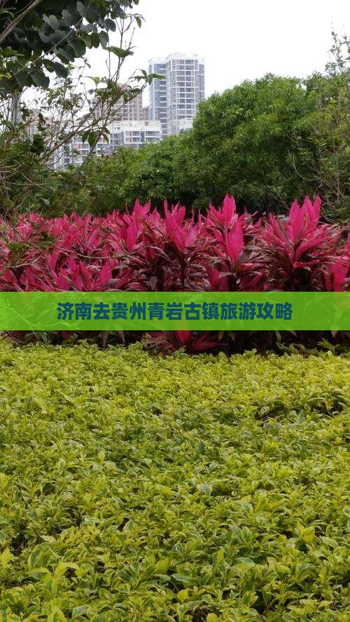 济南去贵州青岩古镇团体旅游