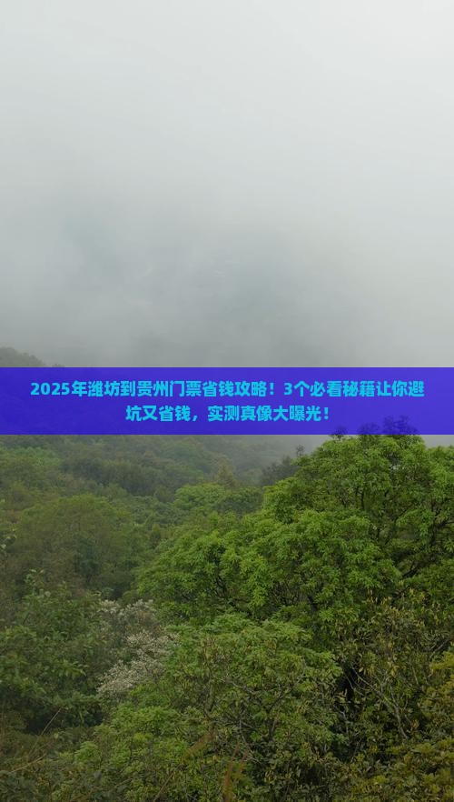 潍坊到贵州门票