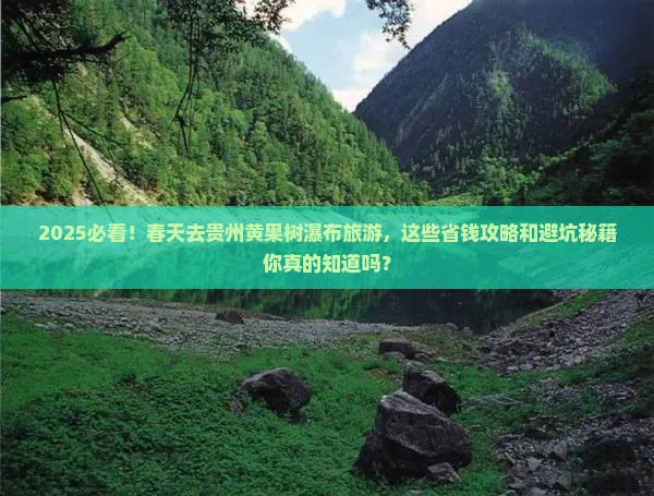 春天到贵州黄果树瀑布旅游