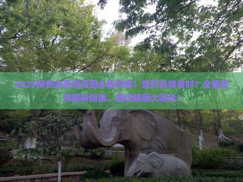 柳州去贵州贵阳攻略