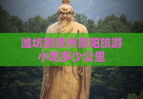 潍坊到贵州贵阳旅游小吃
