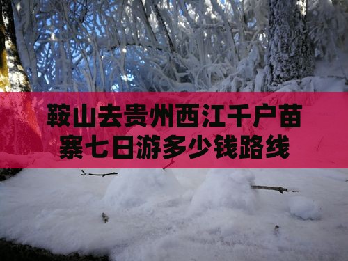 鞍山去贵州西江千户苗寨七日游