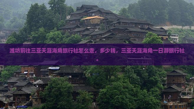 潍坊前往三亚天涯海角旅行社
