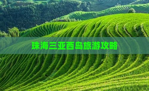 珠海前往三亚西岛门票