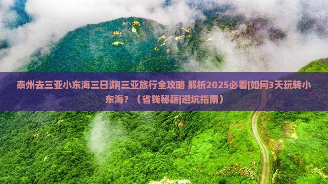泰州去三亚小东海三日游