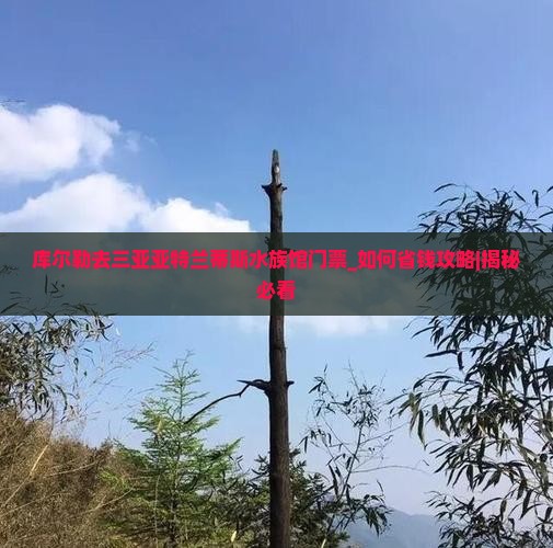 库尔勒去三亚亚特兰蒂斯水族馆门票