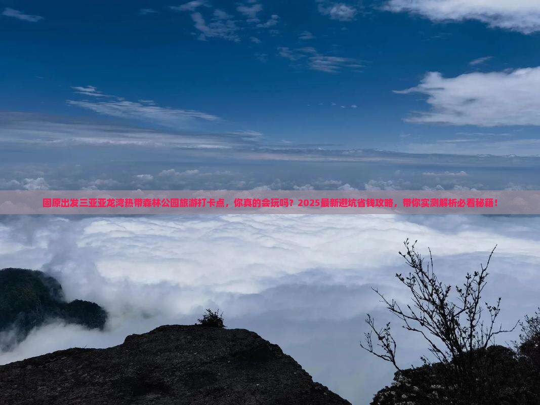 固原出发三亚亚龙湾热带森林公园旅游打卡点