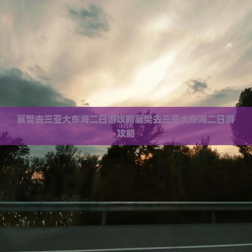 襄樊去三亚大东海二日游