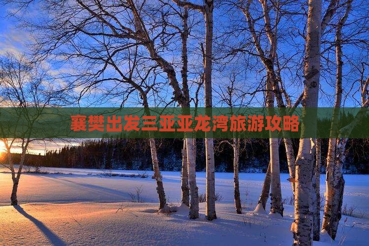 襄樊出发三亚亚龙湾团体旅游