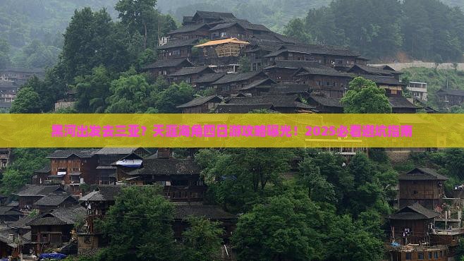 黑河出发三亚天涯海角四日游