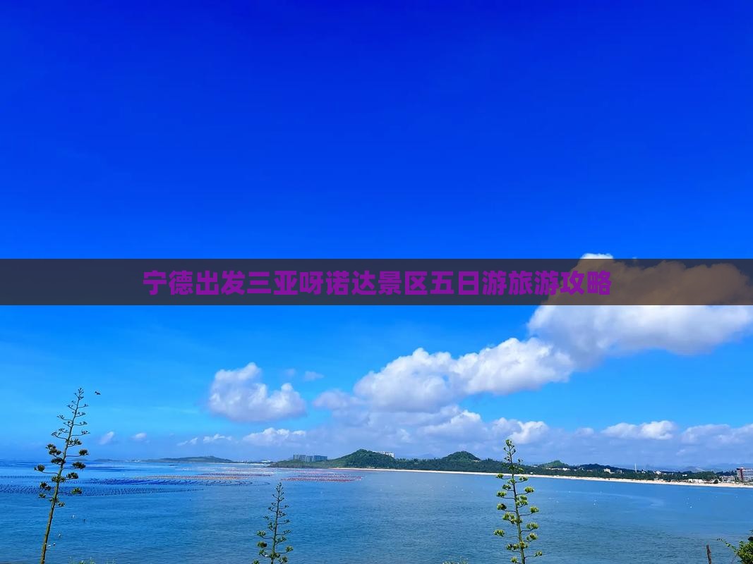 宁德出发三亚呀诺达景区五日游
