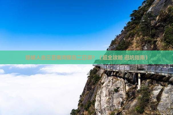 塔城去三亚南湾猴岛二日游