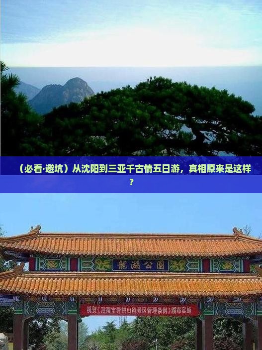 沈阳出发三亚千古情五日游