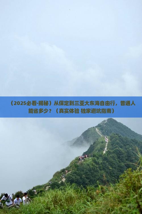 保定前往三亚大东海个人游