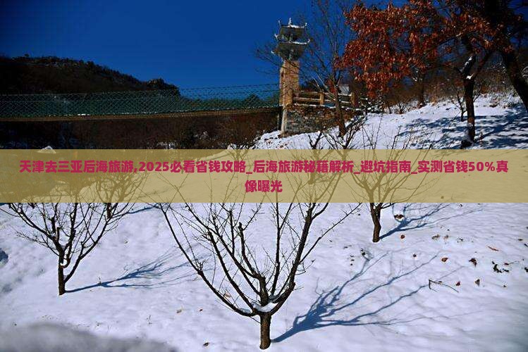 天津去三亚后海旅游