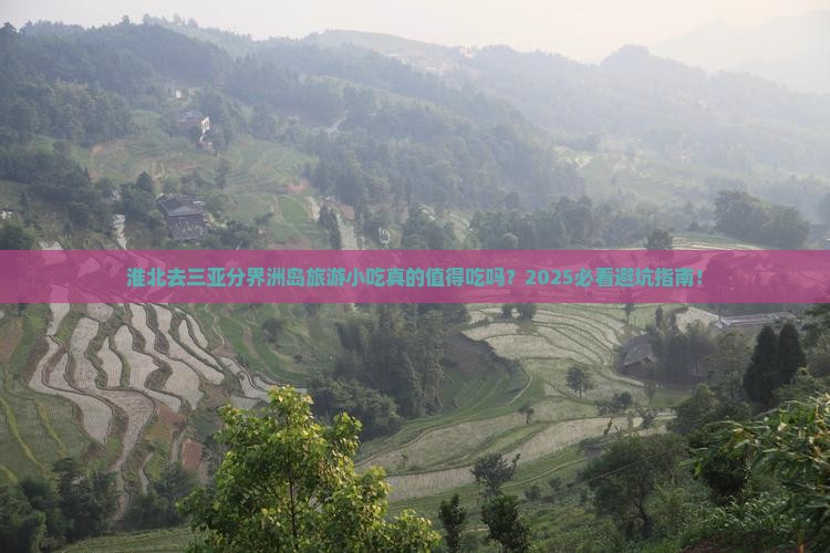 淮北去三亚分界洲岛旅游小吃