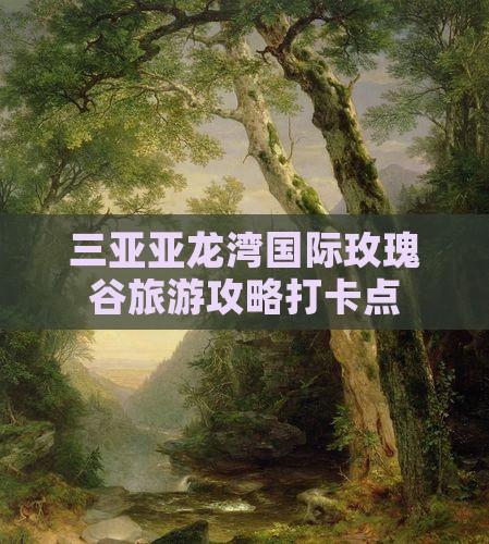 双鸭山前往三亚亚龙湾国际玫瑰谷旅游打卡点