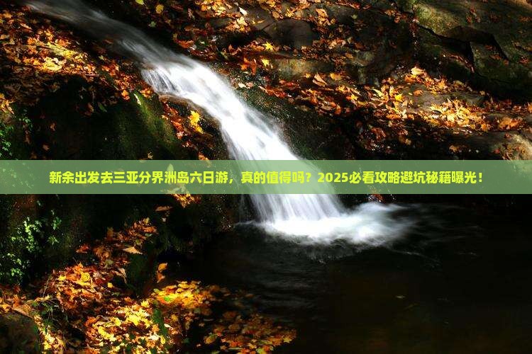 新余去三亚分界洲岛六日游