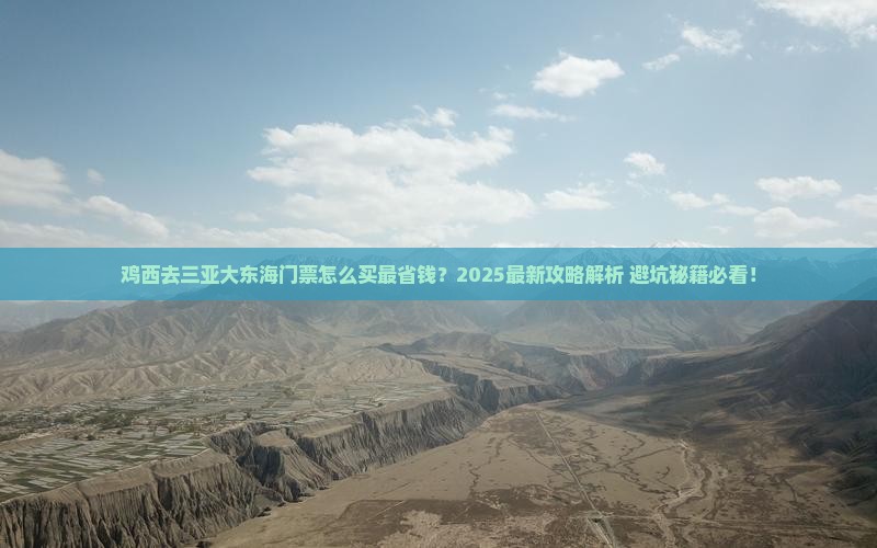 鸡西去三亚大东海门票